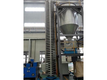 ناقل حلزوني هزاز للمواد السائبة Bulk Material Vibrating Spiral Conveyor