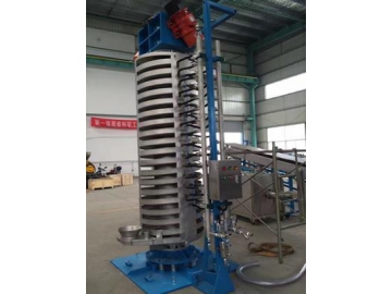 ناقل حلزوني هزاز مبرد بالماء Water Cooling Spiral Vibrating Conveyor