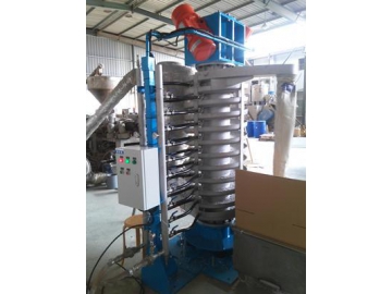 ناقل حلزوني هزاز مبرد بالماء Water Cooling Spiral Vibrating Conveyor