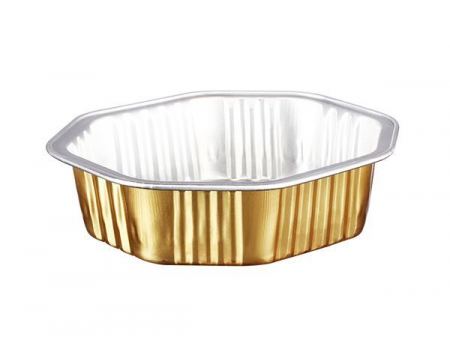 حافظة الطعام شكل خاص (علبة حفظ الطعام من رقائق الألمنيوم) Special Shape Smoothwall Aluminum Foil Container