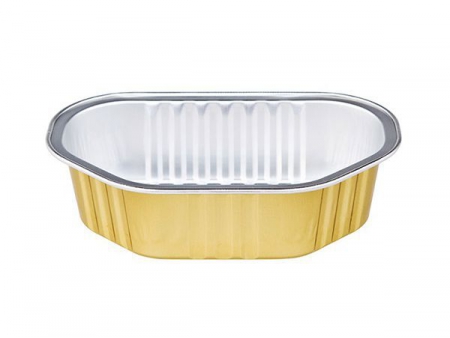 حافظة الطعام شكل خاص (علبة حفظ الطعام من رقائق الألمنيوم) Special Shape Smoothwall Aluminum Foil Container