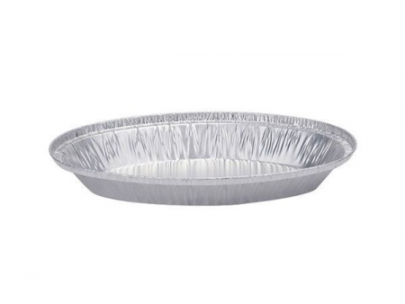 حافظة الطعام شكل بيضاوي (علبة حفظ الطعام من ورق الألمنيوم) Oval Wrinklewall Aluminum Foil Container