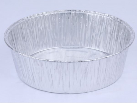 حافظة طعام مستطيلة الشكل (حاوية حفظ الطعام/ صحن قصدير لحفظ الأطعمة) Rectangular Wrinklewall Aluminum Foil Container, G rim