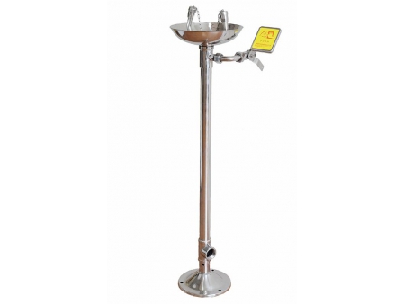 وحدة غسل العيون محمولة على قاعدة DAAO6620 Pedestal Mounted Stainless Steel Eyewash