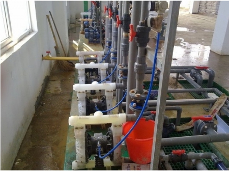 مضخة غشائية تعمل بالهواء QBY  Air Operated Diaphragm Pump