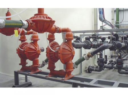 مضخة غشائية تعمل بالهواء QBY  Air Operated Diaphragm Pump