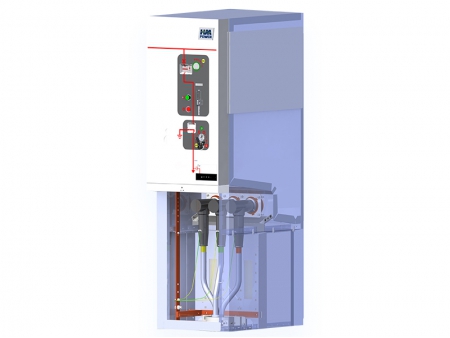 وحدة الربط الحلقي (لوحة تغذية حلقية) المعزولة بالهواء للجهد المتوسط  Atmospheric Pressure Fully Sealed Air Insulated RMU (up to 12kV)