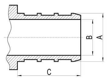 وصلات لي نحاسية PEX، HS240 Brass PEX Insert Fittings