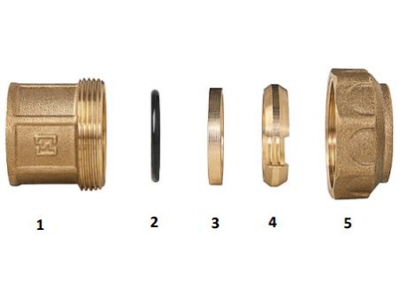 وصلات الضغط النحاسية للاستخدامات الخفيفة، HS140 Light Duty Brass Compression Fittings