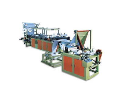 ماكينة إنتاج أكياس قمامة ذات رباط مع نظام تحكم ذكي Ribbon-Through Garbage Bag Making Machine