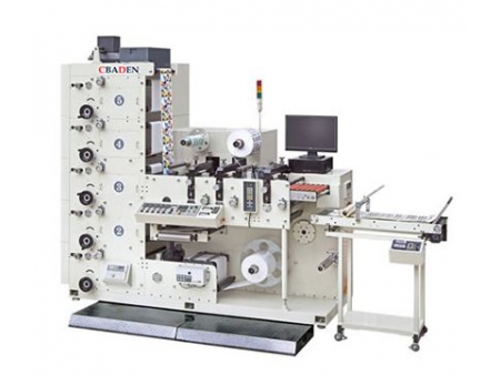 ماكينة طباعة فلكسو وقطع بالقوالب Die Cutting Flexo Printing Machine