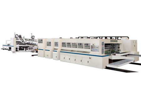 خط قطع وتحزيز ورق طباعة فلكسو اللماع Flexo Printing Glazing Slotting Cutting Machine Line