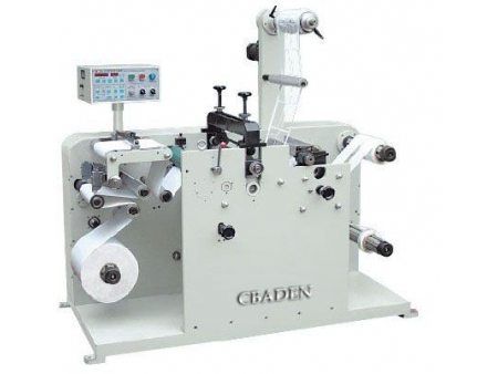 ماكينة قطع بالقوالب مع سليتر تقطيع للورق والملصقات Label and Paper Rotary Die Cutting and Slitting Machine