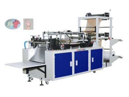 ماكينة تصنيع القفازات البلاستيكية للاستعمال مرة واحدة Disposable Plastic Glove Making Machine