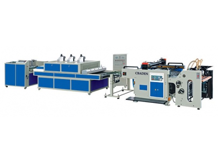 خط طباعة الشاشة الحريرية ذو الأسطوانة المتأرجحة الآلية Automatic Swing Cylinder Screen Printing Production Line