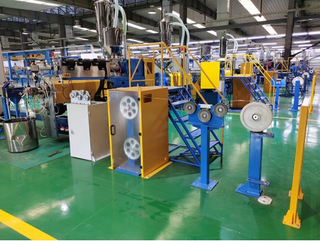 خط بثق الأسلاك الكهربائية بسرعة عالية، فئة EX High Speed Wire Extrusion Line