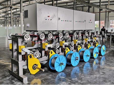 خط بثق كابلات المصاعد المسطحة Flat Elevator Cable Extrusion Line