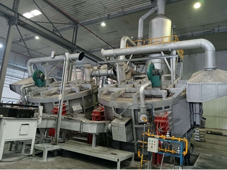 فرن صهر الألومنيوم Aluminum Melting Furnace