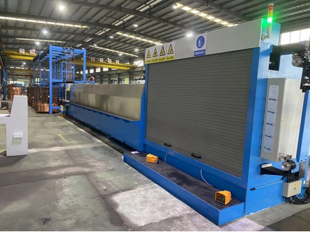 ماكينة سحب الأسلاك المتعددة مع جهاز التلدين Multiwire Drawing Machine
