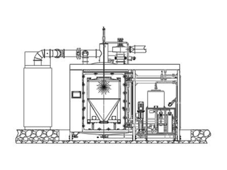 نظام غسل وتجفيف قواديس وحاويات خلط ونقل الأدوية، سلسلة QD Pharmaceutical Bin Washing System