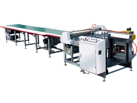 ماكينة تغذية ووضع الغراء اللاصق لتصنيع الصناديق الكرتونية Feeding and Gluing Machine