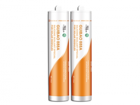 مادة منع تسرب سيليكونية للألواج الشمسية GUIBAO 888A GUIBAO 888A Silicone Sealant for Solar Modules مادة منع تسرب سيليكونية للألواج الشمسية GUIBAO 888A GUIBAO 888A Silicone Sealant for Solar Modules