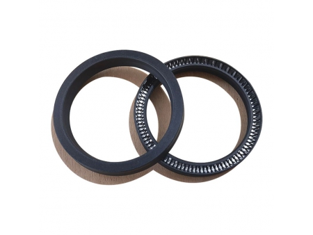 مانع التسرب الزنبركي الكابولي/ لبادة مع زمبرك ستانلس Cantilever Spring Energized Seal