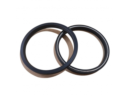 طقم مانع التسرب الزنبركي مع سنون لولبية/ لبادة الزيت Helical Spring Energized Seal