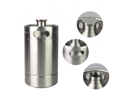 ترمس ستيل معزول بجدار مزدوج سعة 2 لتر/ قارورة مشروبات ستانلس ستيل 2L Double Wall Vacuum Insulated Mini Keg ترمس ستيل معزول بجدار مزدوج سعة 2 لتر/ قارورة مشروبات ستانلس ستيل 2L Double Wall Vacuum Insulated Mini Keg