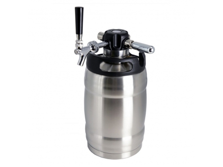 ترمس ستانلس ستيل مع صنبور موزع سعة 5 لتر 5L Pressurized Keg Dispenser