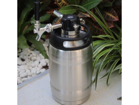 ترمس ستانلس ستيل مع صنبور موزع سعة 5 لتر 5L Pressurized Keg Dispenser