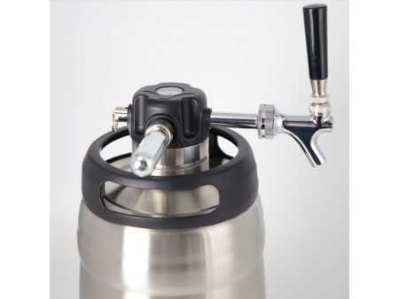 ترمس ستانلس ستيل مع صنبور موزع سعة 5 لتر 5L Pressurized Keg Dispenser