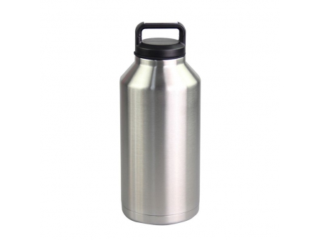 مطارة ستيل معزولة تحفظ الحرارة والبرودة سعة 1.89 لتر (مع غطاء محكم) 1.89L Vacuum Wide Mouth Growler