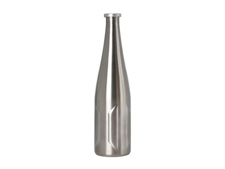 قارورة ستانلس ستيل سعة 1 لتر مع غطاء، زمزمية ستيل للحليب والمشروبات الغازية وغيرها 1L Stainless Steel Bottle