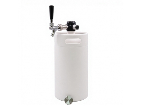 طقم برميل موزع المشروبات الفاكيوم بسعة 5 لتر من الستانلس ستيل 316L، بار مكتبي لتقديم المشروبات الغازية والكوكتيلات، مناسب للمنزل وتقديم المشروبات الكحولية والبيرة. Cocktail Keg Dispenser