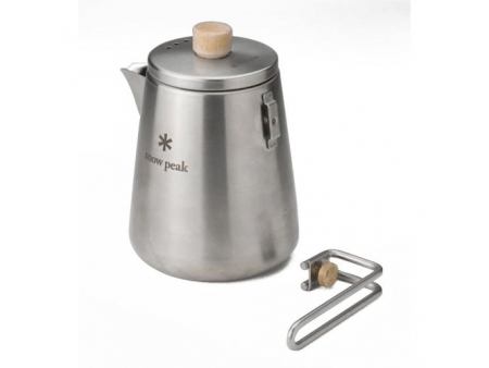 ابريق ستانلس ستيل سعة 1 لتر (للشاي والقهوة الحليب والمشروبات الأخرى للتخييم) 1L Camping Kettle