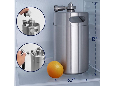 موزع ستانلس ستيل شكل غطاء Lid Shaped Dispenser