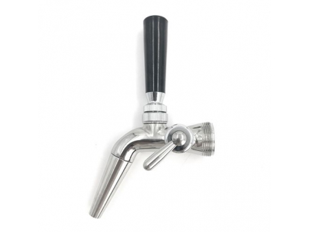 صنبور ستانلس ستيل مع أنبوب طويل (مع بزبوز صنبور طويل) Stainless Steel Keg Faucet with Long Spout