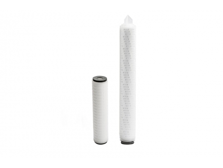 شمعة فلتر مياه مطوية، سلسلة HPPV (مع كفاءة عالية في تصفية الشوائب والملوثات) PP Pleated Filter Cartridge with High Dirt Holding Capacity