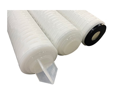 شمعة فلتر مياه مطوية، سلسلة HPPV (مع كفاءة عالية في تصفية الشوائب والملوثات) PP Pleated Filter Cartridge with High Dirt Holding Capacity