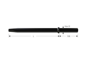 قضبان الحفر المدببة  Tapered Drill Rods