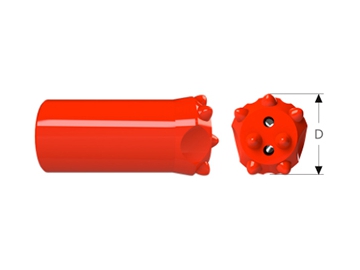 رؤوس الحفر المدببة  Tapered Button Bits