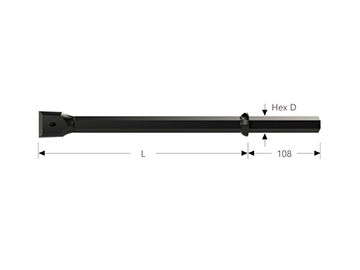 صبرة حفار الصخور  Integral Drill Rods