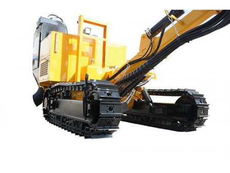 حفار هيدروليكي مجنزر/ جهاز الحفر الهيدروليكي مثبت على جنزير، سلسلة JK595-5A Crawler Mounted Hydraulic DTH Drilling Rig (with Auxiliary Rod Changer)