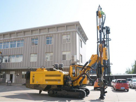 جهاز الحفر الهيدروليكي المجنزر المدمج/ حفار هيدروليكي على جنزير، سلسلة JK810-3 Integrated Hydraulic Crawler Mounted DTH Drilling Rig