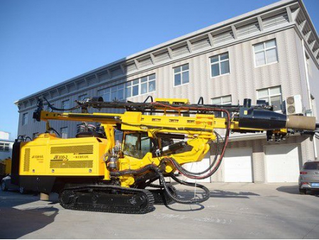 جهاز الحفر الهيدروليكي المجنزر المدمج/ حفار هيدروليكي على جنزير، سلسلة JK830-2 Integrated Hydraulic Crawler Mounted DTH Drilling Rig