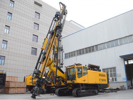 جهاز الحفر الهيدروليكي المجنزر المدمج/ حفار هيدروليكي على جنزير، سلسلة JK830-2 Integrated Hydraulic Crawler Mounted DTH Drilling Rig