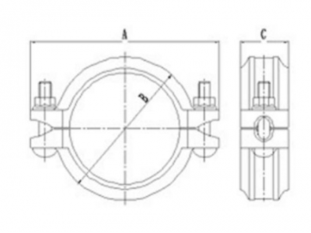 وصلة جروف صلبة Grooved Rigid Coupling