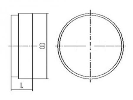 سدادة جروف طرفية (طابة نهاية خط) Grooved End Cap