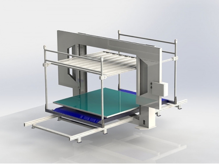 ماكينة CNC لقطع الفوم، GH5 (آلة CNC للقطع المحيطي للفوم بشفرة قطع أفقية)